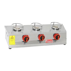 Himaksan Endüstriyel Lpg Tüplü 3 Ocaklı Künefe Ocağı Makinesi