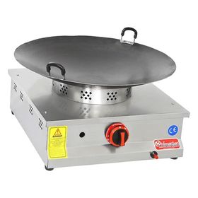 Himaksan Endüstriyel Lpg Tüplü Tekli 55 cm Set Üstü Sac Kavurma Ocağı