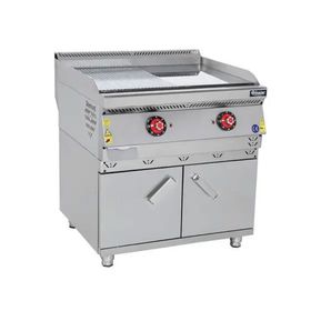 Himaksan HMK-DIGD 878 Dolaplı Düz Pleyt Gazlı 80x70 Izgara