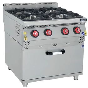 Himaksan HMK-FOG 898 4’lü Kuzine Gazlı 80x90 Fırın