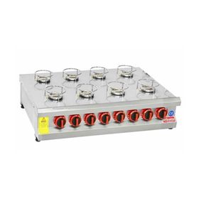 Himaksan HMK-KNFOG 8'li Set Üstü Gazlı ve Lpg Künefe Ocağı