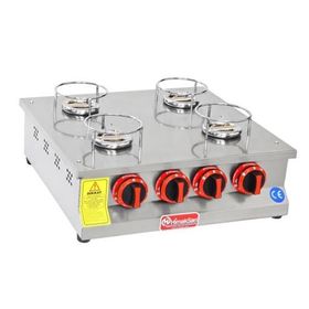 Himaksan HMK-KNFOGK 4 4'lü Set Üstü Gazlı ve Lpg Künefe Ocağı