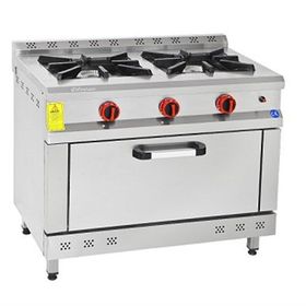 Himaksan HMK-KZG 100X60X85 1060 2'li Kuzine 2 Ocak 1 Gazlı ve Lpg Fırın