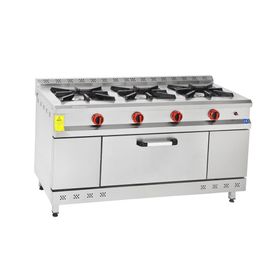 Himaksan HMK-KZG 1560 Gazlı Lpg Li 150X60X85 3'lü Kuzine 3 Ocak 1 Fırın