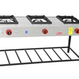 Himaksan HMK-LKY-3 3'lü Uzun Gazlı ve Lpg Li 139x47x70 Lokanta Ocağı