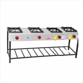 Himaksan HMK-LKY-4 4'lü Uzun Gazlı ve Lpg 192X47X70 Lokanta Ocağı