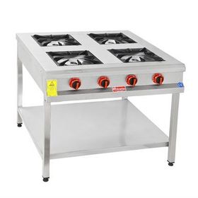 Himaksan HMK-TBOG 990 4'lü Taban Raflı Gazlı ve Lpg 90X90X85 Ocak