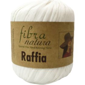 Himalaya 116 01 Beyaz Fibra Natura Raffia İp