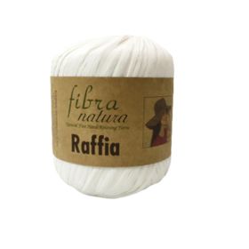 Himalaya 116 01 Beyaz Fibra Natura Raffia İp