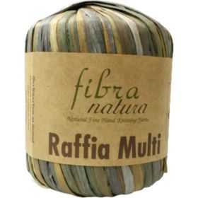 Himalaya 117 03 Kahverengi Gri Fibra Natura Raffia Multi İp