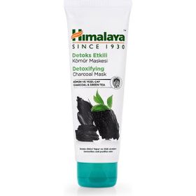 Himalaya Herbals Detoks Etkili Arındırıcı Aktif Kömür Yeşil Çay Parabensiz Fitalat İçermez Tüm Ciltler İçin 75 ml Yüz Maskesi