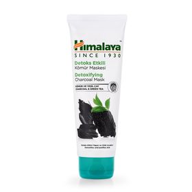 Himalaya Herbals Detoks Etkili Arındırıcı Aktif Kömür Yeşil Çay Parabensiz Fitalat İçermez Tüm Ciltler İçin 75 ml Yüz Maskesi