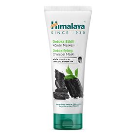 Himalaya Herbals Detoks Etkili Arındırıcı Aktif Kömür Yeşil Çay Parabensiz Fitalat İçermez Tüm Ciltler İçin 75 ml Yüz Maskesi