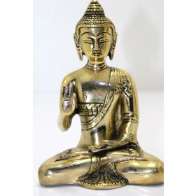 Himarry 17 cm Dekoratif Hediyelik Metal Buda Biblosu
