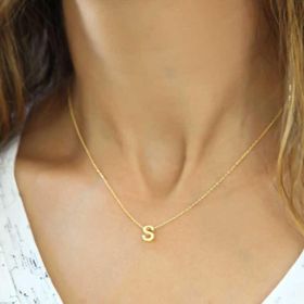 Himarry 925 Ayar 3 Boyutlu S Harf Kadın Gümüş Kolye