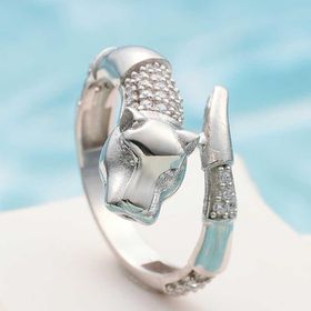 Himarry 925 Ayar Ayarlanabilen Kaplan Figurlu Kadin Gümüş Yüzük