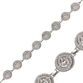 Himarry 925 Ayar Beyaz Taşlı Gümüş Bileklik