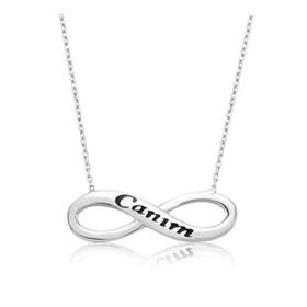 Himarry 925 Ayar Canım Sonsuzluk Kadın Gümüş Kolye