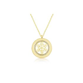 Himarry ​925 Ayar Gold Kar Tanesi Kadın Gümüş Kolye