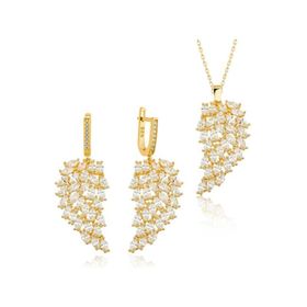 Himarry 925 Ayar Gold Melek Kanadı Kadın Gümüş Set