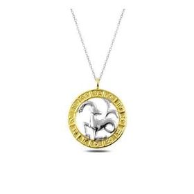 Himarry 925 Ayar Gold Oğlak Burcu Gümüş Kolye