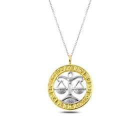 Himarry ​925 Ayar Gold Terazi Burcu Gümüş Kolye