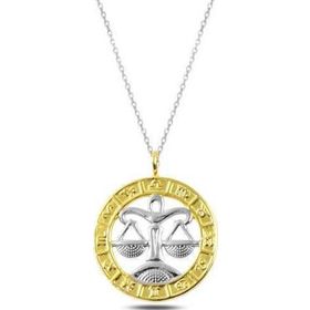 Himarry ​925 Ayar Gold Terazi Burcu Gümüş Kolye