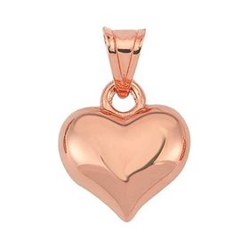 Himarry 925 Ayar Gümüş 3 Boyutlu Rose Kalp Kadın Kolye Ucu