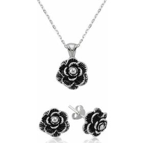 Himarry 925 Ayar Gümüş Çiçek Set