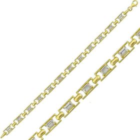 Himarry 925 Ayar Gümüş Gold Baget Şu Yolu Bileklik