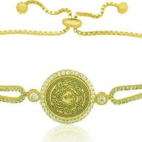 Himarry 925 Ayar Gümüş Gold Kitmir Kadın Bileklik