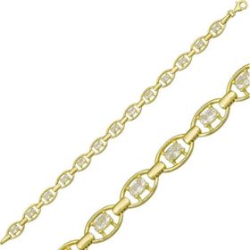 Himarry 925 Ayar Gümüş Gold Oval Şu Yolu Bileklik