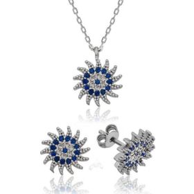 Himarry 925 Ayar Gümüş Güneşli Nazar Set