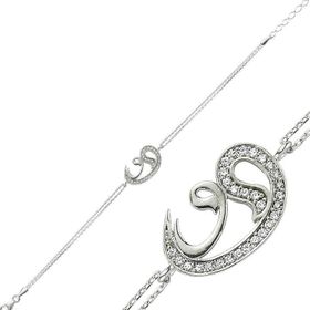 Himarry 925 Ayar Gümüş İki Vav Bileklik