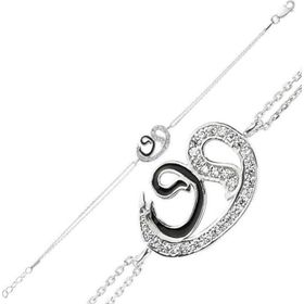 Himarry 925 Ayar Gümüş İki Vavli Bileklik