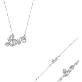 Himarry 925 Ayar Gümüş Love Set