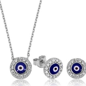 Himarry 925 Ayar Gümüş Nazar Set