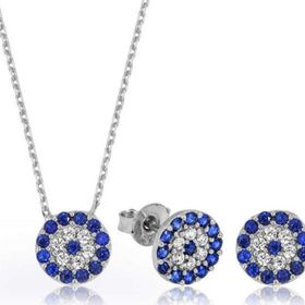 Himarry 925 Ayar Gümüş Nazar Set