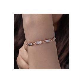 Himarry 925 Ayar Gümüş Rose Baget Taşlı Kadın Bileklik