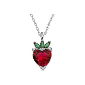 Himarry 925 Ayar Gümüş Rose Çilek Figür Meyve Kolye