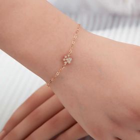Himarry 925 Ayar Gümüş Rose Kedi Patısı Kadın Bileklik