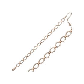 Himarry 925 Ayar Gümüş Rose Oval Tasli Bileklik