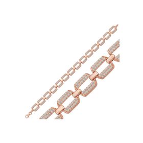 Himarry 925 Ayar Gümüş Rose Zirkon Taşlı Kadın Bileklik