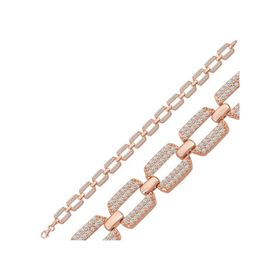 Himarry 925 Ayar Gümüş Rose Zirkon Taşlı Kadın Bileklik