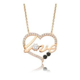 Himarry 925 Ayar Kalp Love Kadın Gümüş Kolye