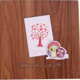 Himarry Albüm Ahşap Baykuş Temalı Resim Çerçeveli Hediyelik Eşya