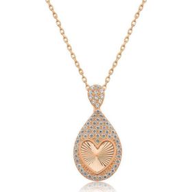 Himarry Damla Kalp 925 Ayar Kadın Gümüş Kolye
