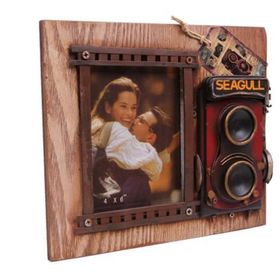 Himarry Dekoratif Metal Çerçeve Fotoğraf Makinesi Dekorlu Hediyelik Eşya