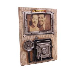 Himarry Dekoratif Metal Çerçeve Fotoğraf Makinesi Dekorlu Hediyelik Eşya