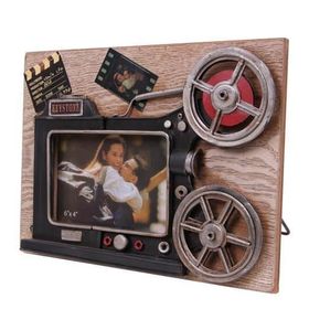 Himarry Dekoratif Metal Çerçeve Sinema Temalı Vintage Ev Ofis Hediyelik Eşya